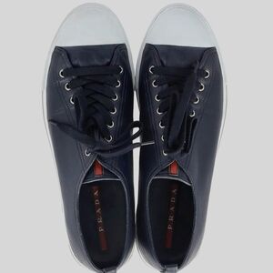 🌸Prada | Black and‎ White Men's Sneakers